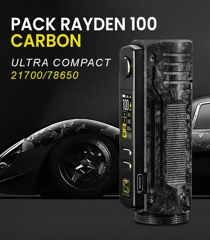 Mod Rayden 100 Forged Carbon Matte - Vape Culture - 6