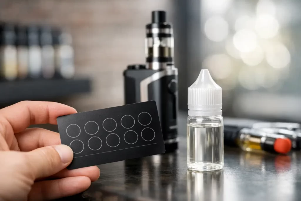 Vape Loyalty Card Free Bottle Explained