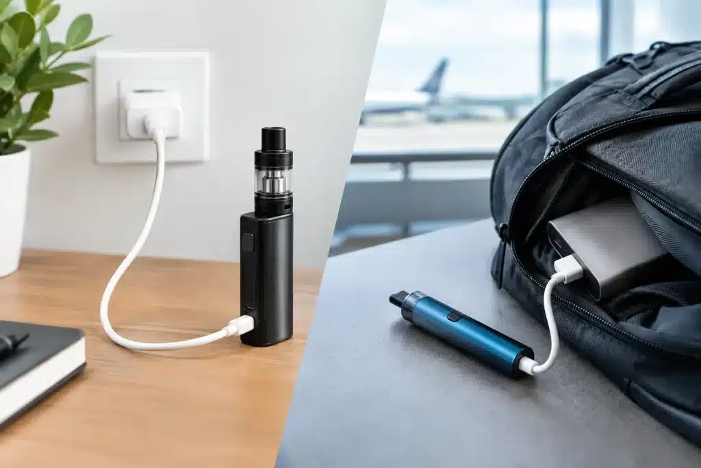 How to Charge Vape Safely at Home and Away